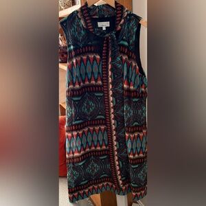 Signature by Robbie Bee Multicolor Patterned Dress